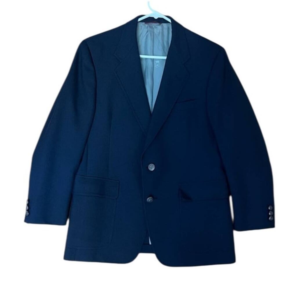 Jack Nicklaus Golden Bear Blue Blazer Sport Coat Men’s 40R Hart Schaffner & Marx